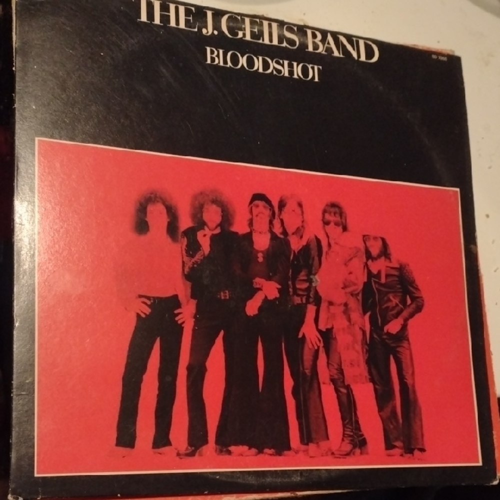 The J. Geils Band Bloodshot Vinyl Record